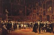 Jean Auguste Dominique Ingres Charles X Bestwing Honors on the Artists of the Salon of 1824,1827 (mk04) oil painting